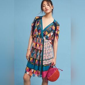 Maeve Multicolor Geometric Dress